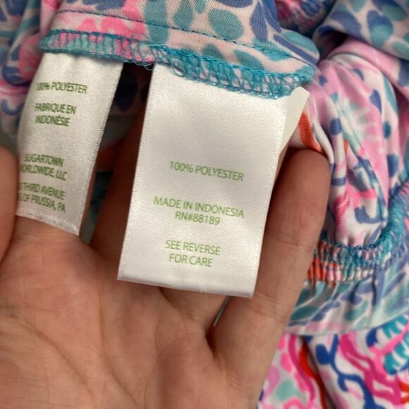 Lilly Pulitzer Treasure Trove Zana Skort Romper - Picture 8 of 9